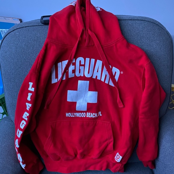 ☀️Lifeguard Hoodie Sweater (Hollywood,FL)☀️ - Picture 2 of 4